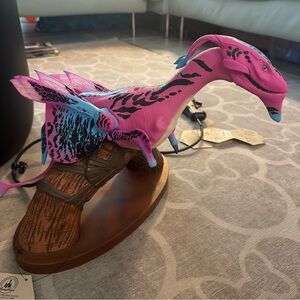 Pandora pink / blue Banshee & perch. The world of Avatar